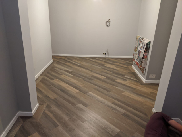 J2 Flooring RT08 Lime Washed Timber 6 Fitted in Aldrige, Walsall