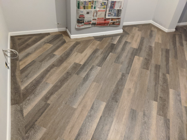 J2 Flooring RT08 Lime Washed Timber 6 Fitted in Aldrige, Walsall