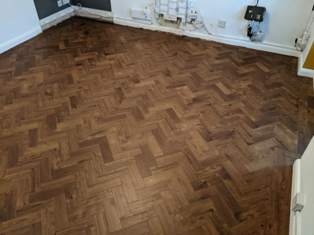 Amtico Herringbone Luxury Vinyl Tile Fitted Fitter in Castle Bromwich, Birmingham