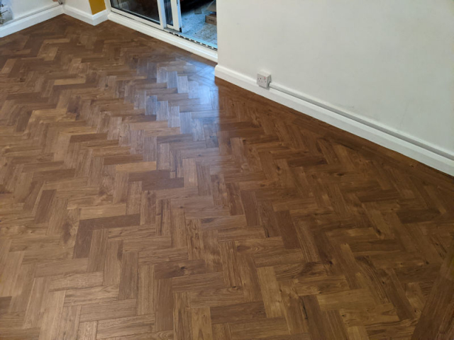 Amtico Herringbone Luxury Vinyl Tile Fitted Fitter in Castle Bromwich, Birmingham