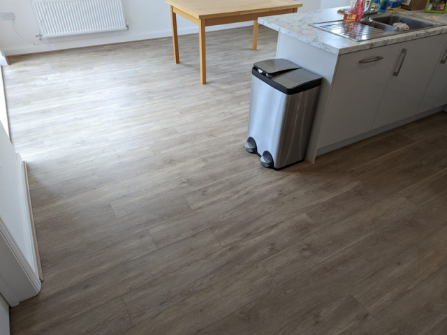 New Luxury Vinyl Tile Floor in Fradley Lichfield