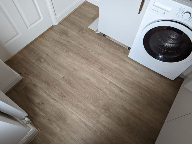 New Luxury Vinyl Tile Floor in Fradley Lichfield