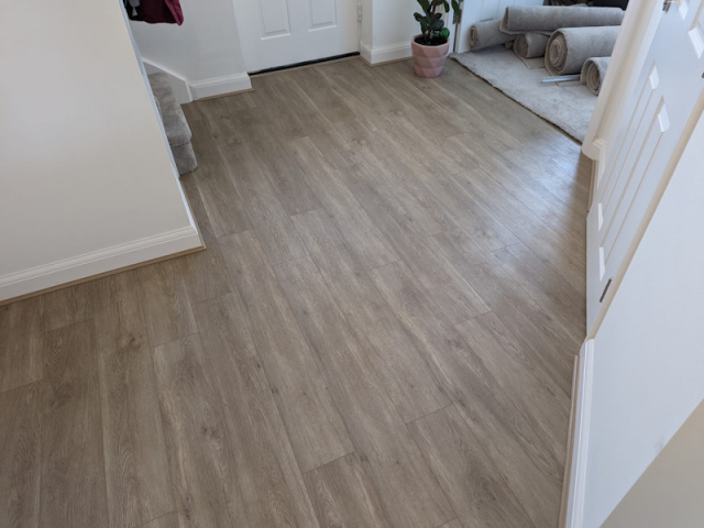New Luxury Vinyl Tile Floor in Fradley Lichfield