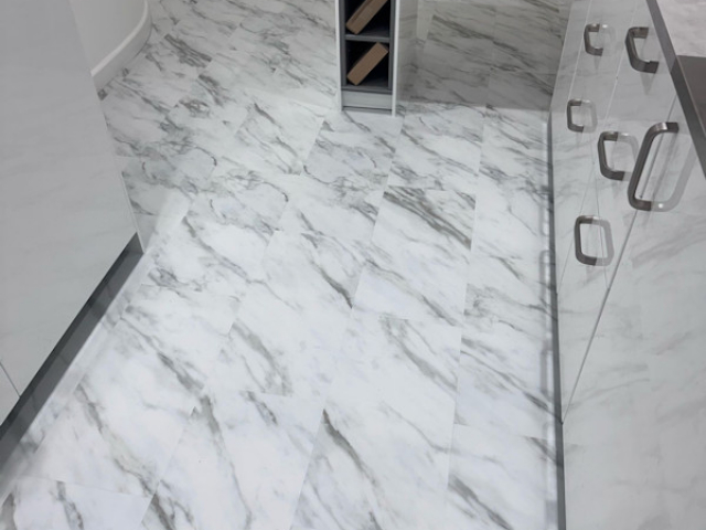Marble Effect Luxury Vinyl Flooring in Cannock Fitted by All Floor One