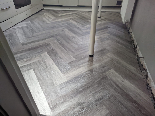 New LVT Floor in Rushall Walsall by All Floor One