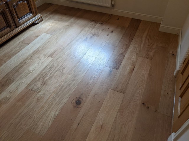 Woodpecker Click Engineered Oak Wood Laid in Tamworth