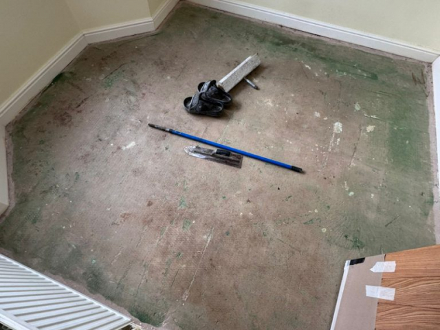 New LVT Flooring in Burton on Trent