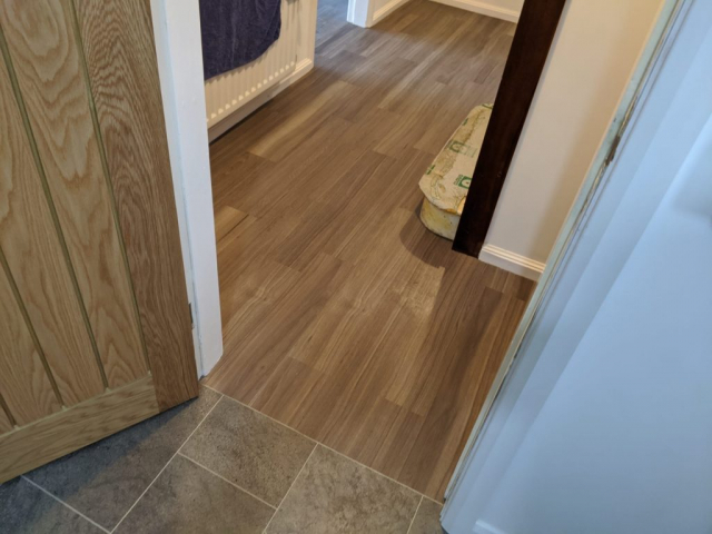 New LVT Floor Fitted in Stafford