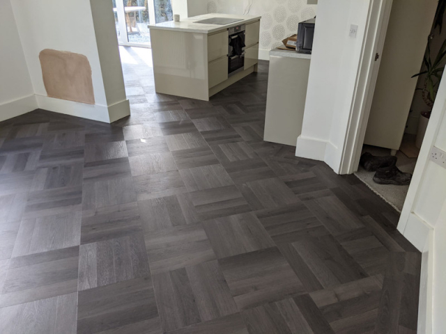 Luxury Vinyl Flooring installed in Burton on Trent