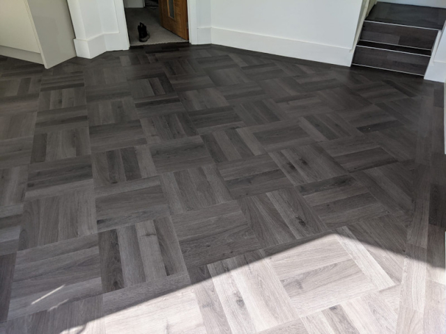 Luxury Vinyl Flooring installed in Burton on Trent